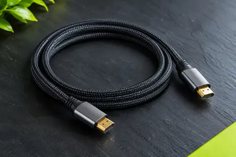 Câble HDMI Twozoh de 1 mètre avec gaine en nylon tressé et deux connecteurs mâles